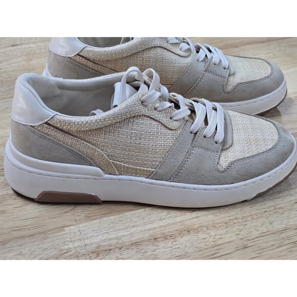 Steven Womens Finn Sneaker Raffia Sneaker Size 8.5 M EUC Boho Chic Chunky - Picture 1 of 5